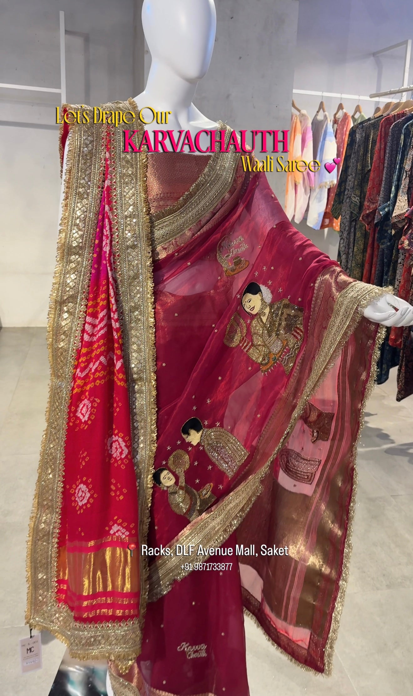 Karvachauth Waali Saree