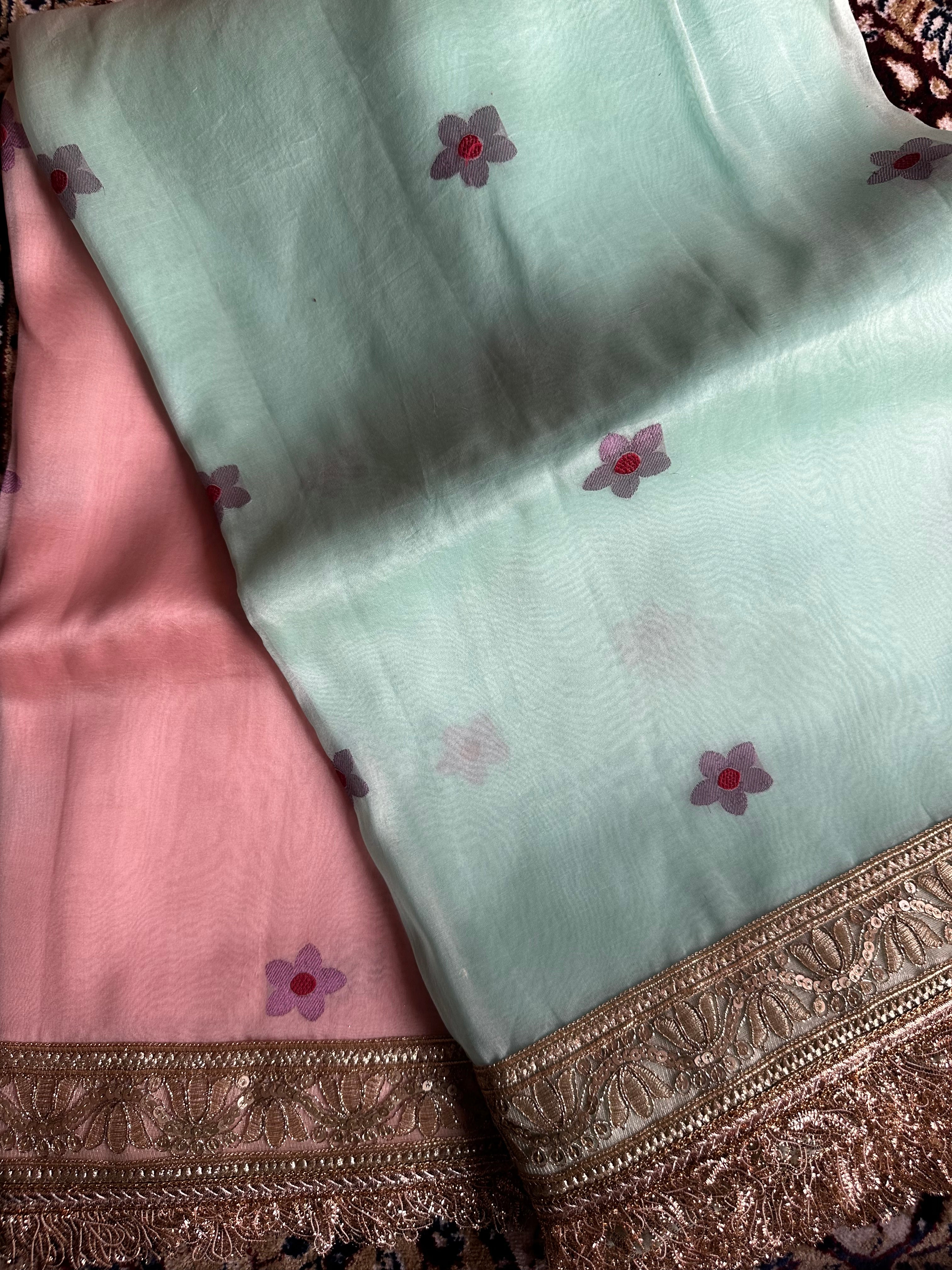 Pure Organza Silk Saree