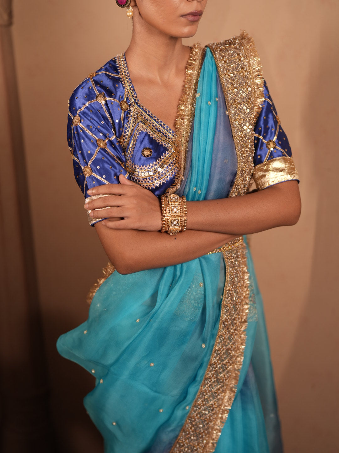 Laila- Sitara Aangi Saree Set