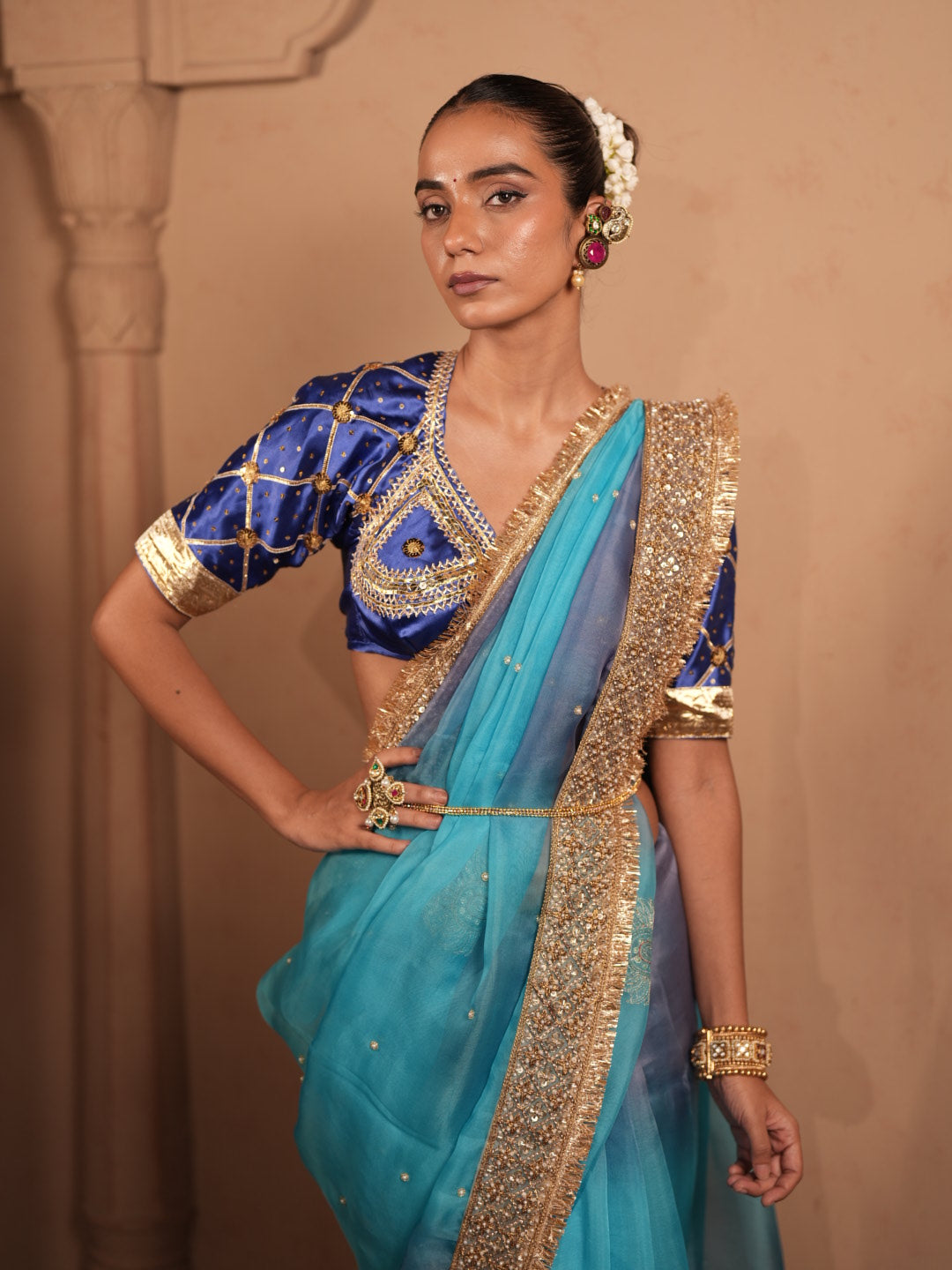 Laila- Sitara Aangi Saree Set