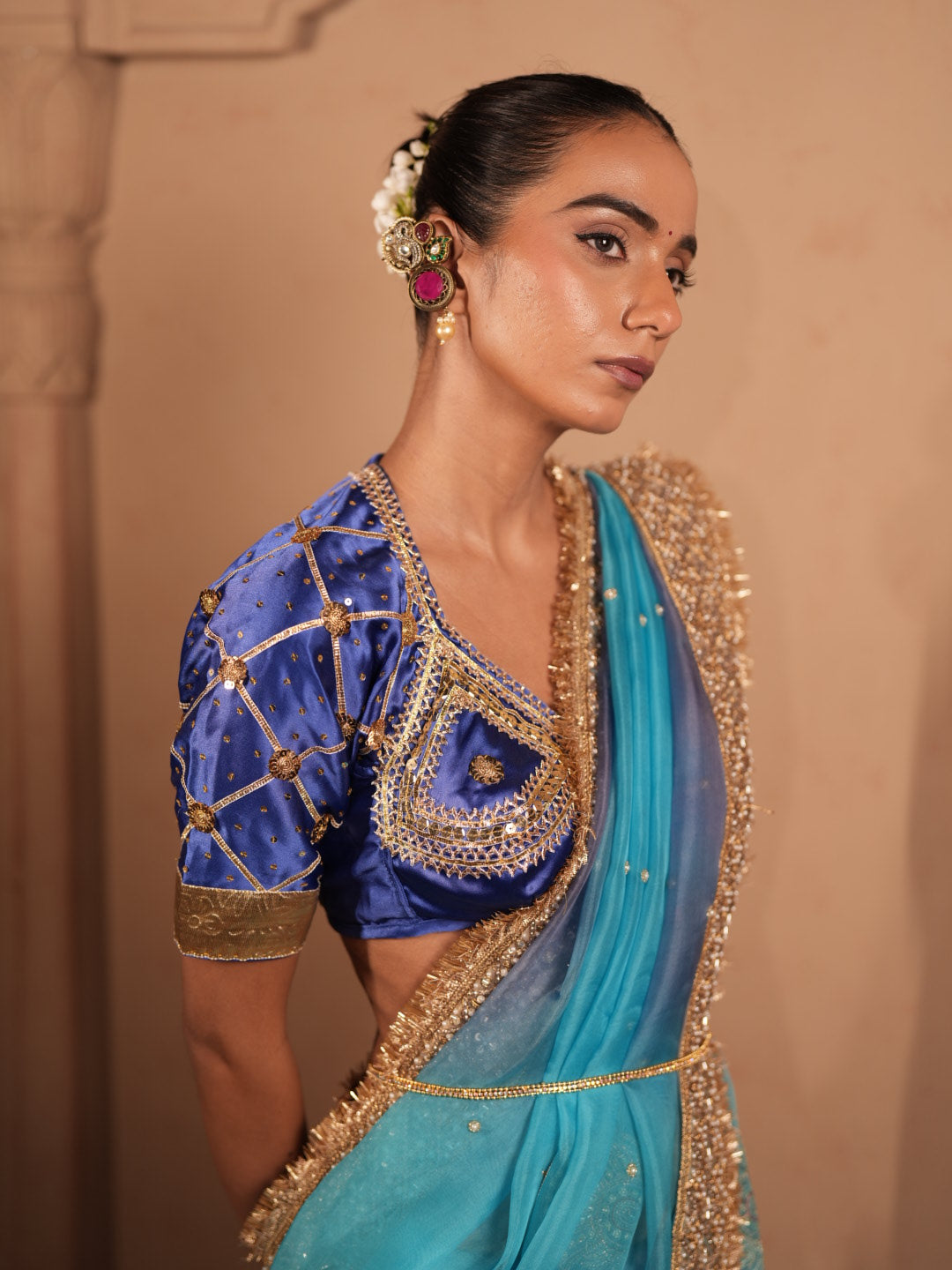 Laila- Sitara Aangi Saree Set