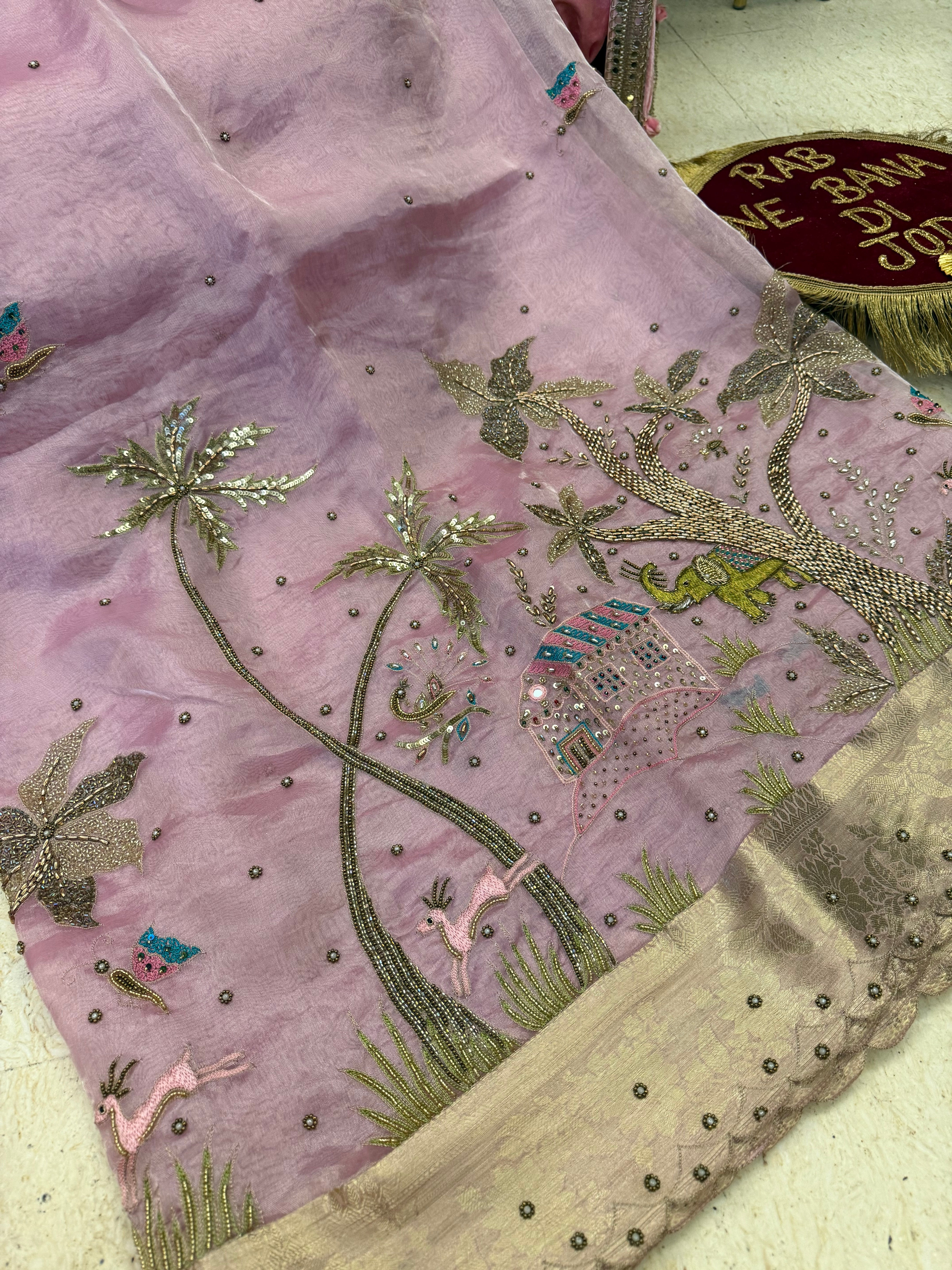 Handwoven Pure Tissue Silk Saree