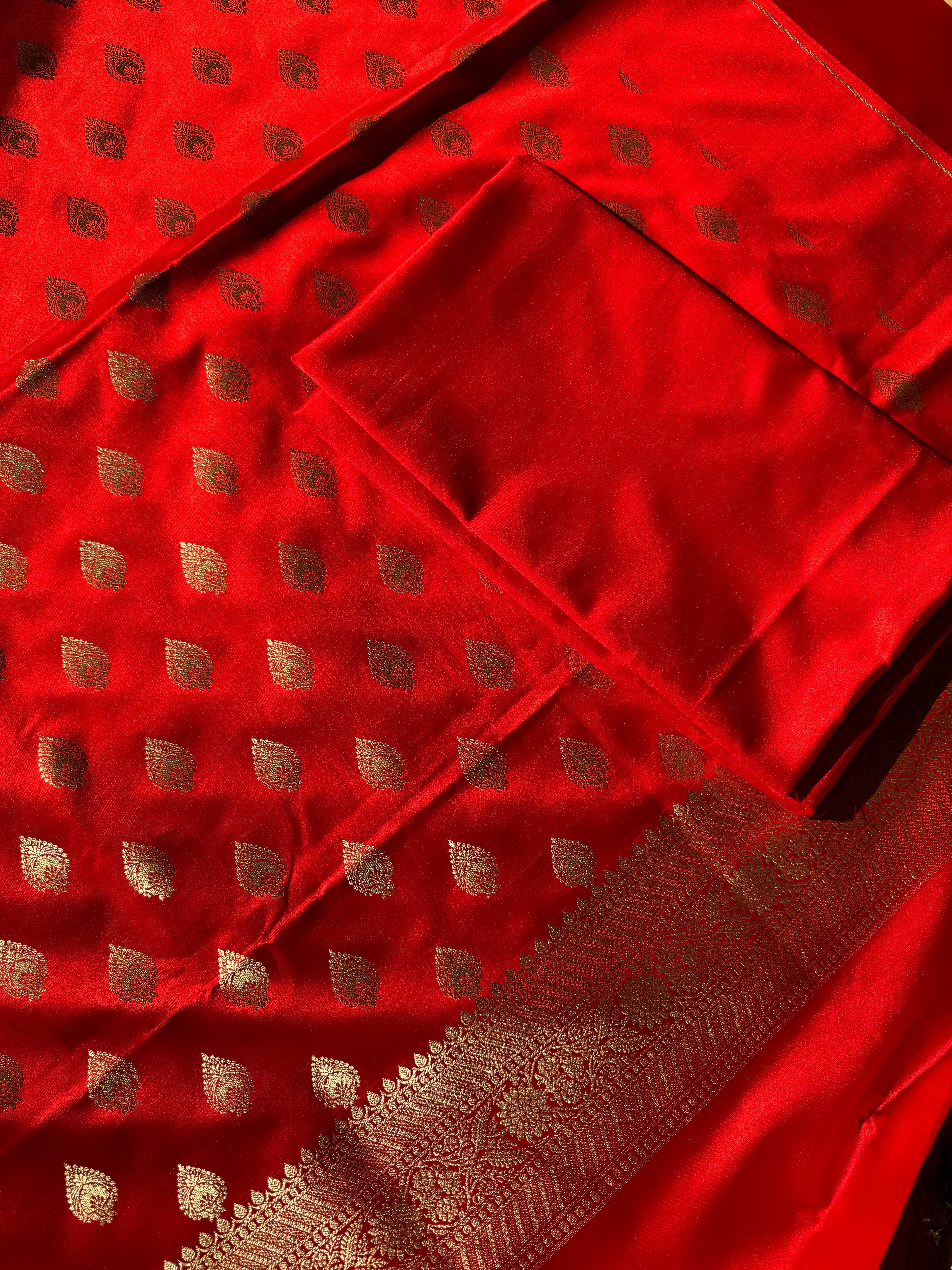 Banarasi Mashru Silk Suit Set