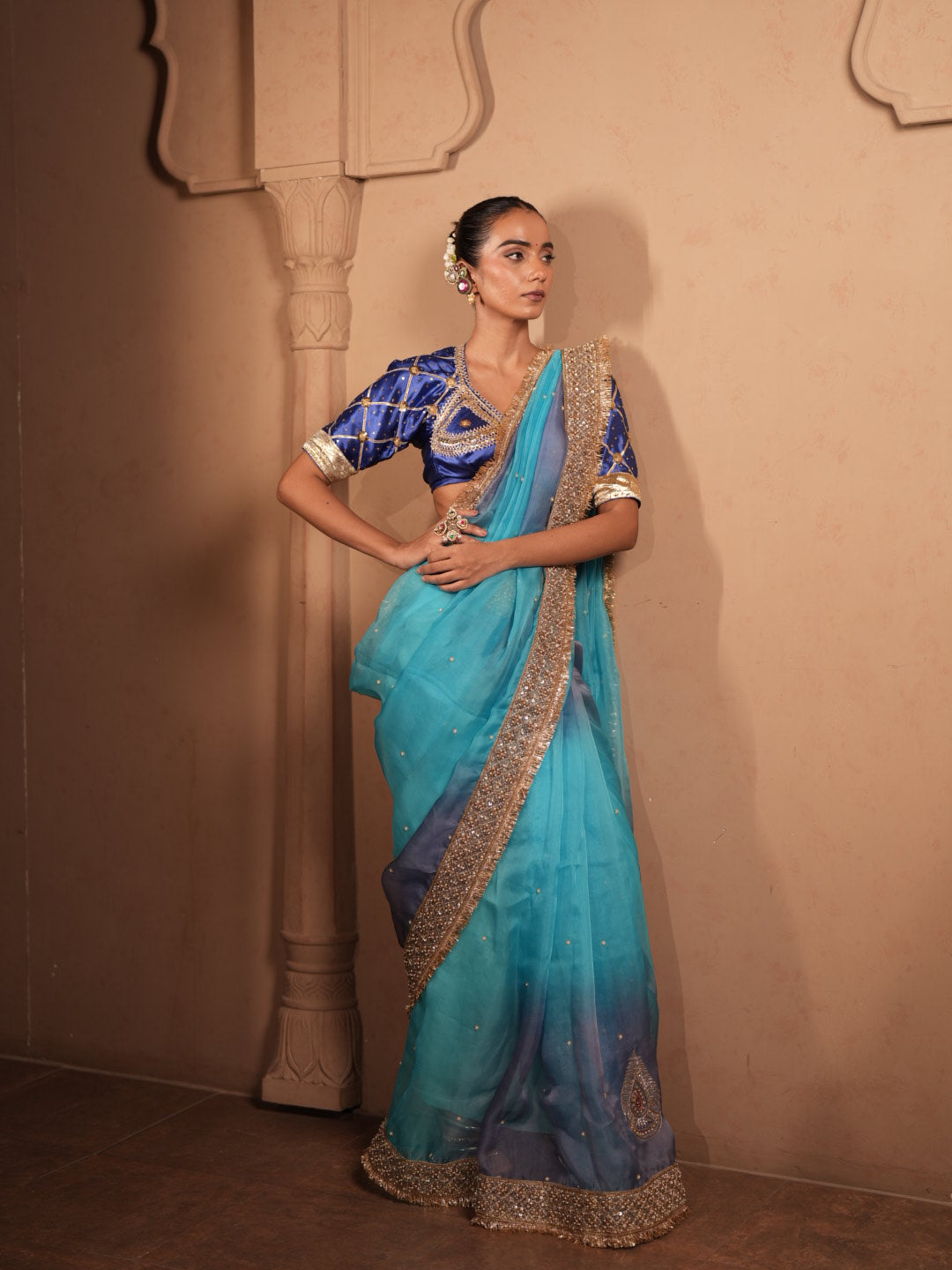 Laila- Sitara Aangi Saree Set