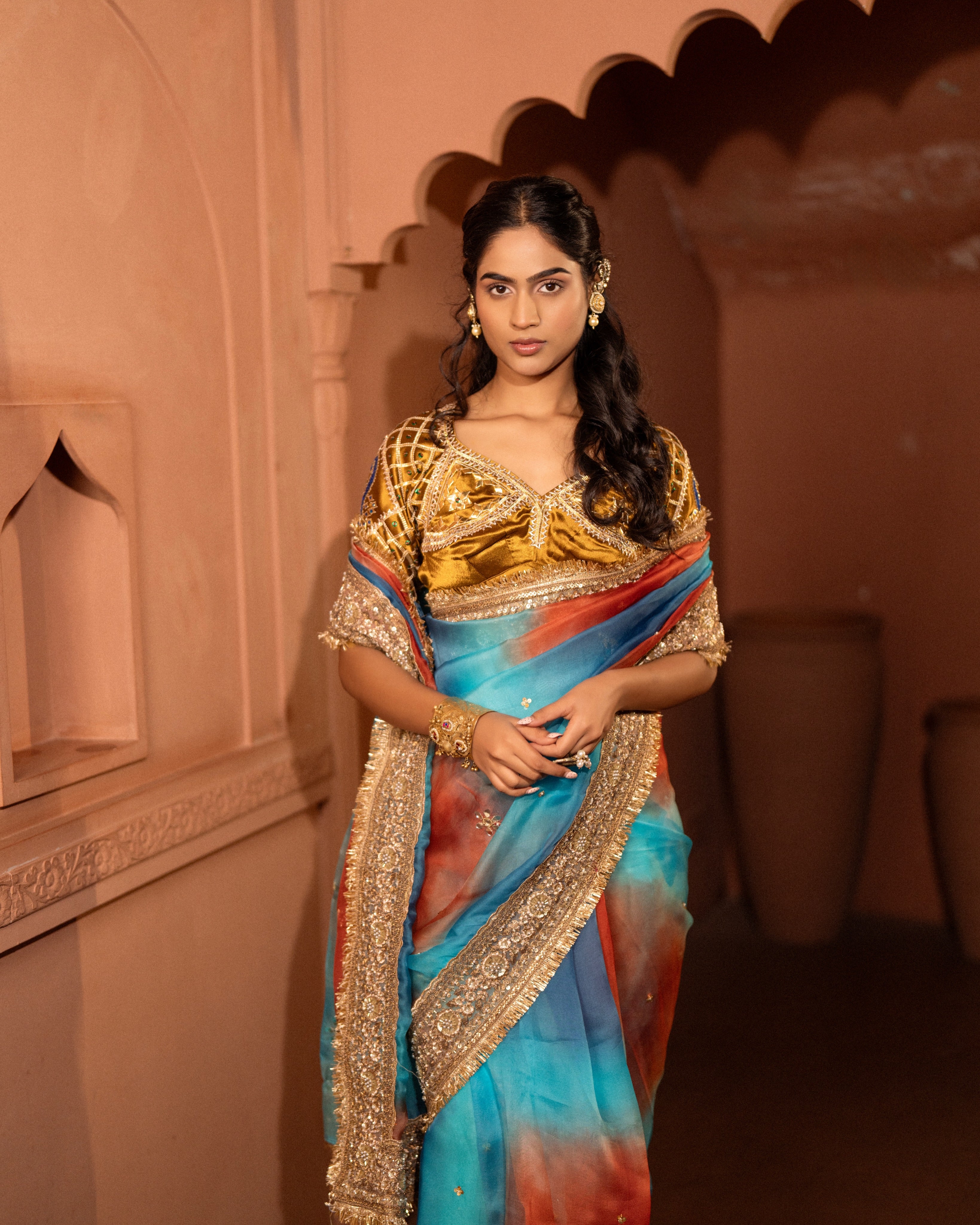 Zareen - Sitara Aangi Saree Set