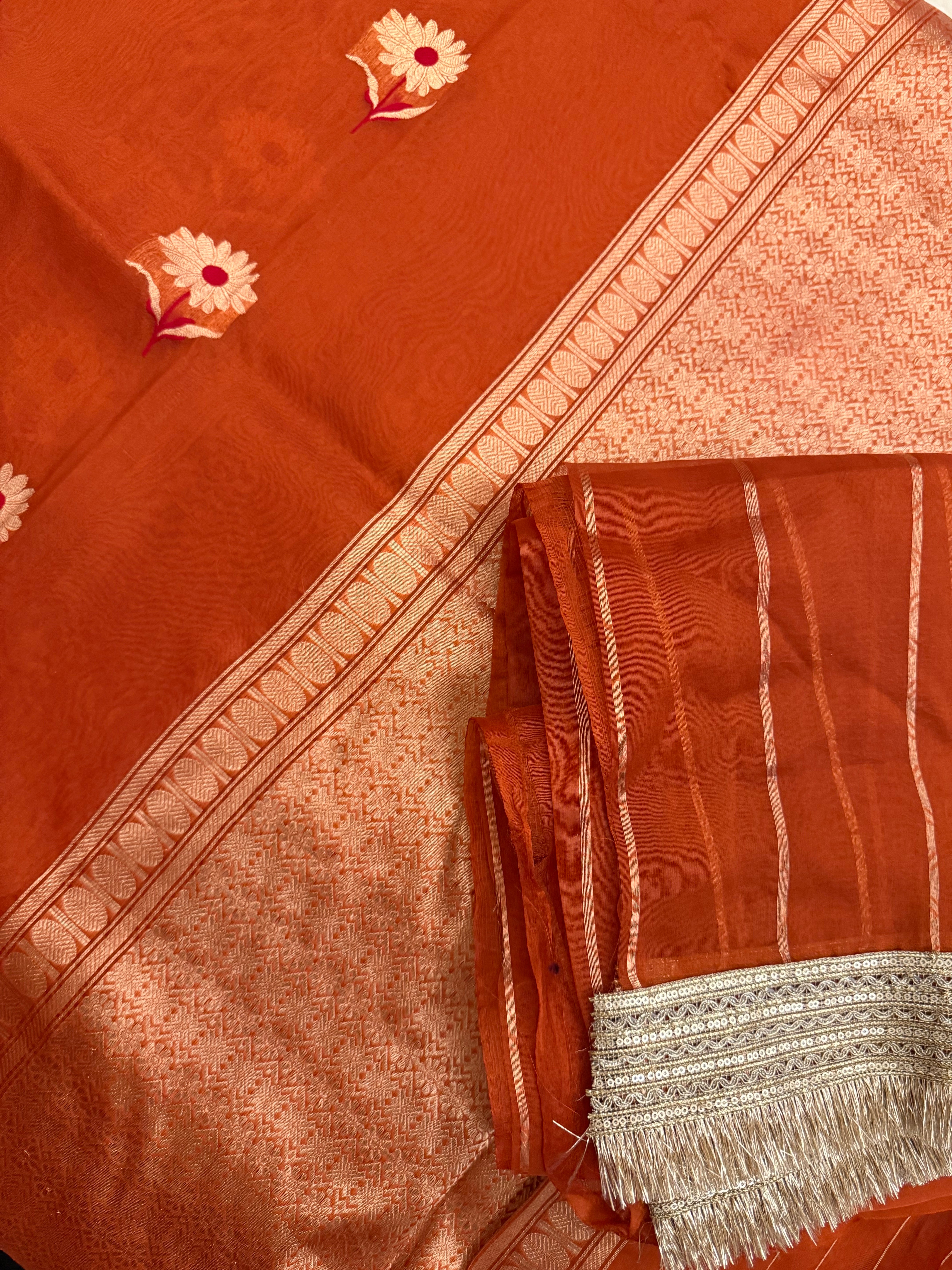 Suhaagrani - Organza Silk Saree