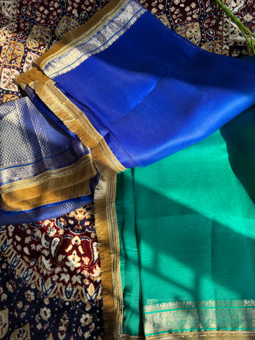 Chaandni — Pure Banarasi Organza Silk Saree in Ombré Shade