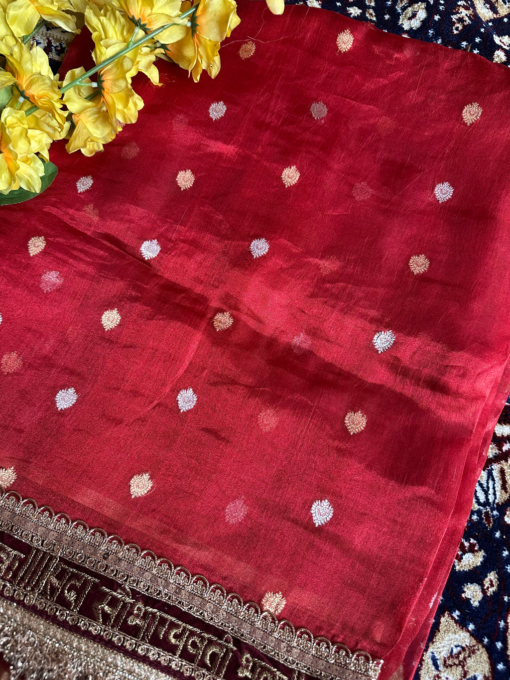 Pure Tissue Silk Saree With Kaduwa Booti