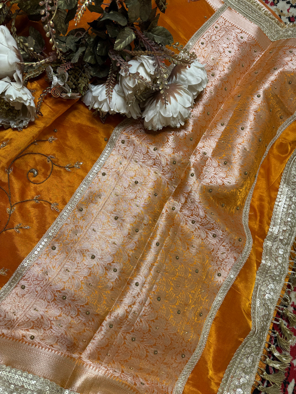 Sagan Waali Saree - Pure Tissue Silk Saree