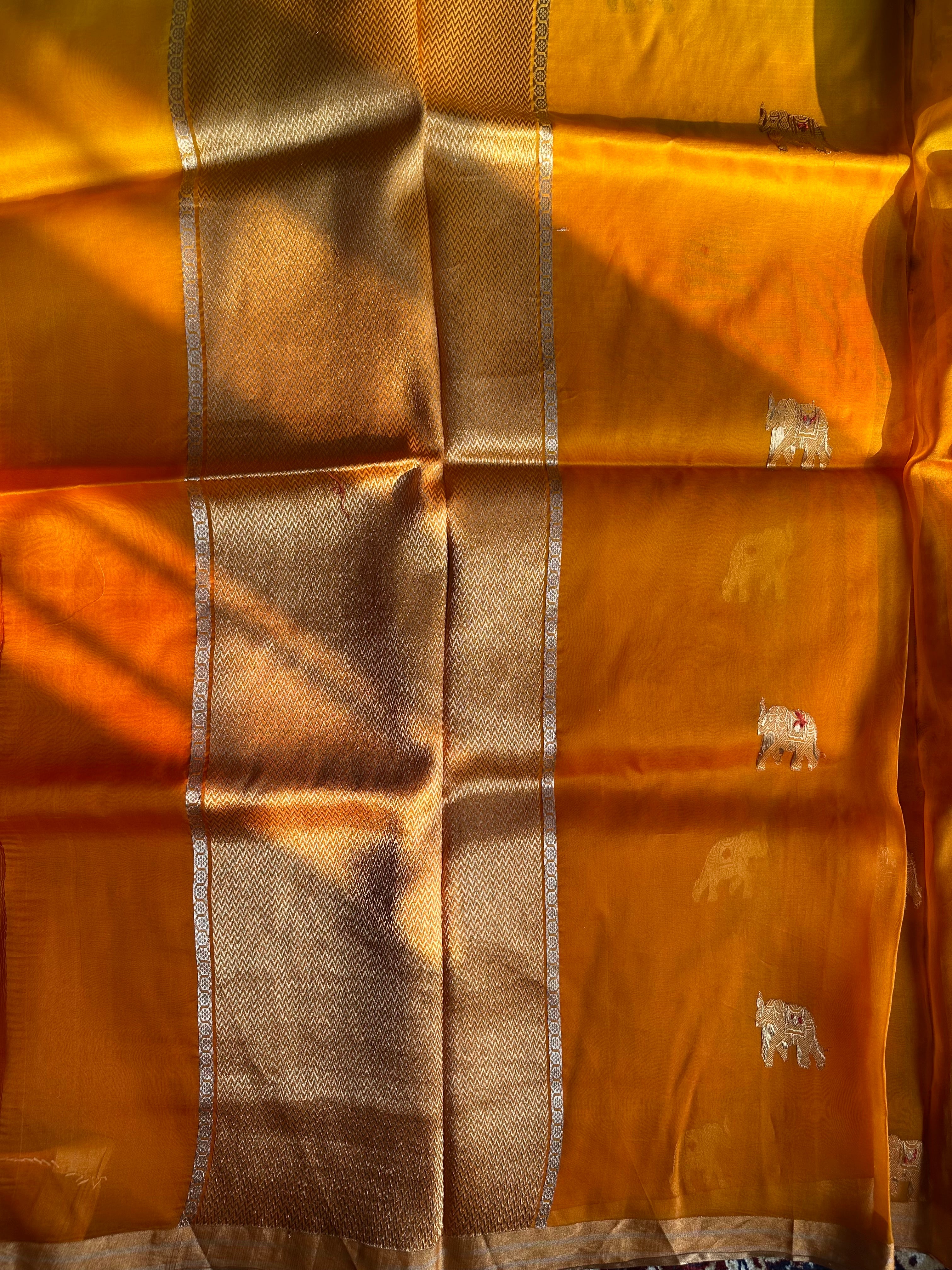 Pure Organza Silk Saree