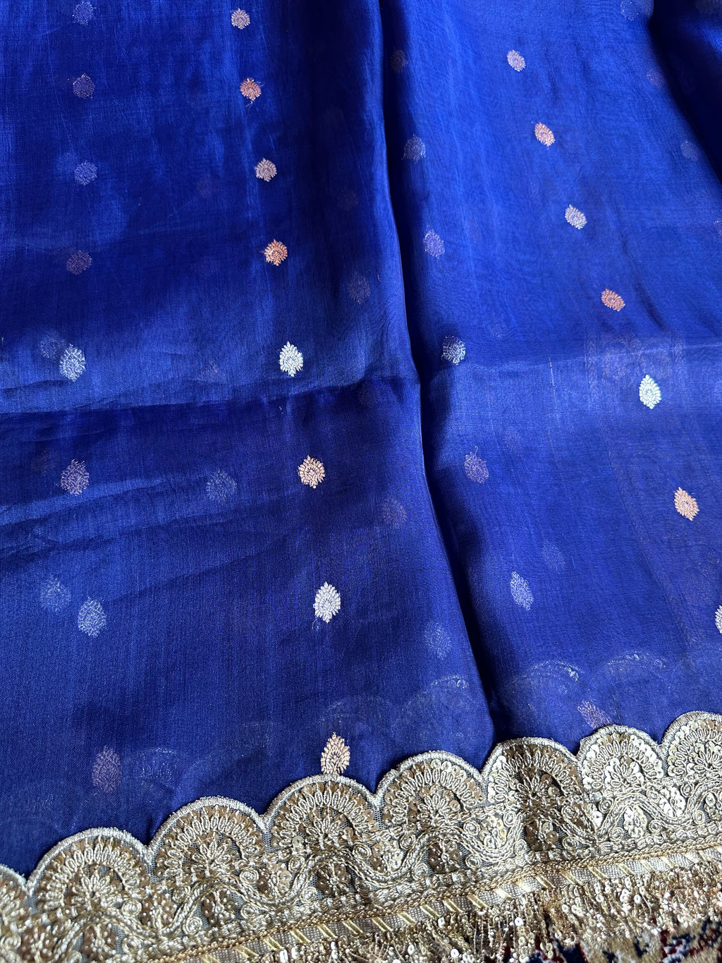 Pure Tissue Silk Saree With Kaduwa Booti