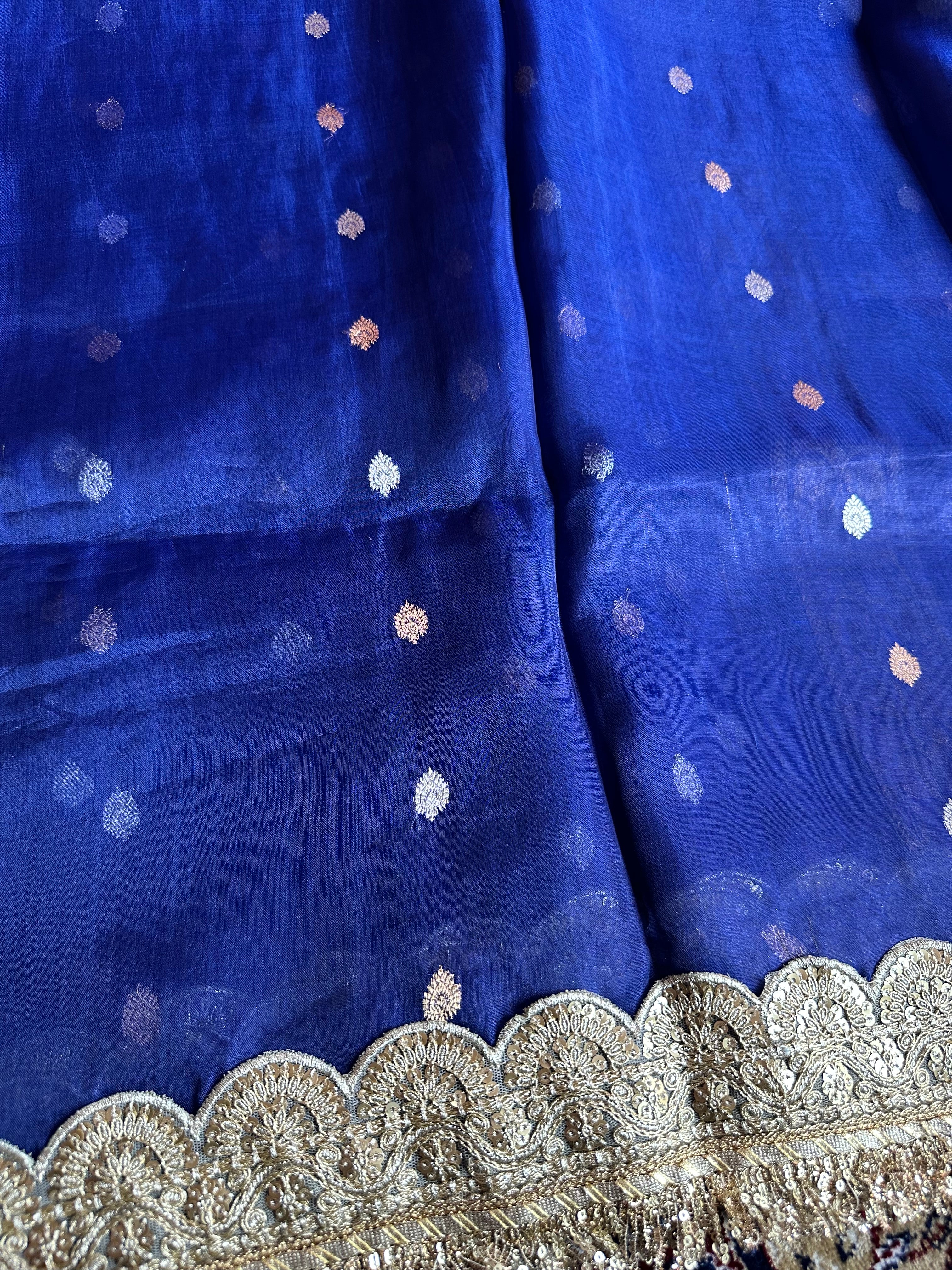 Pure Tissue Silk Saree With Kaduwa Booti