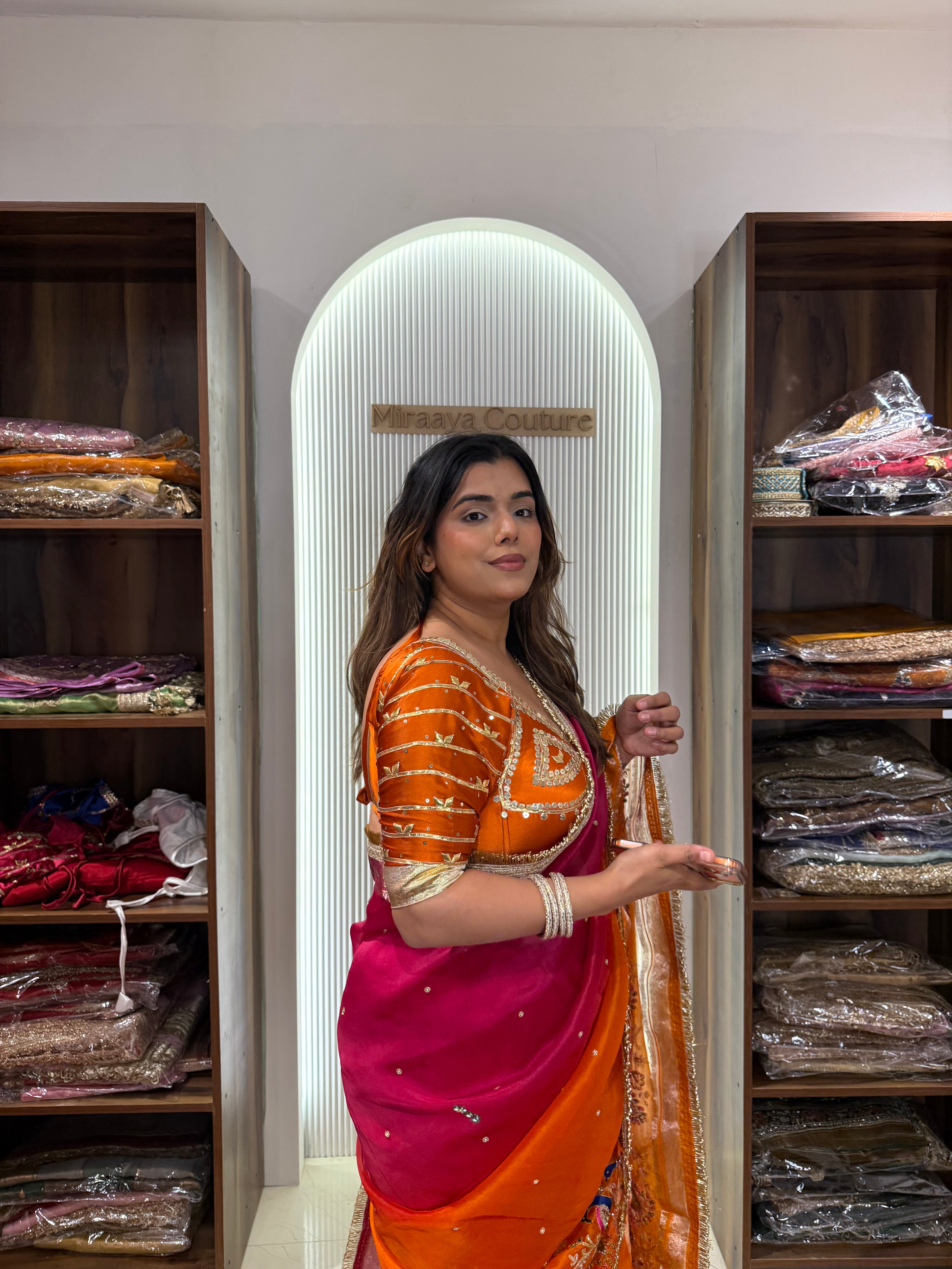 Bestseller - Pure Organza Silk Saree Without Aangi Blouse