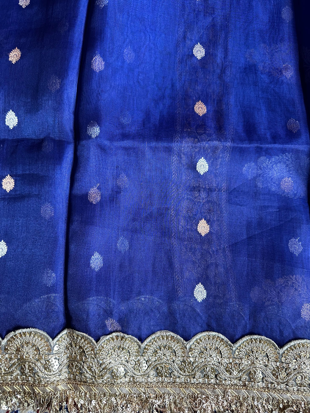 Pure Tissue Silk Saree With Kaduwa Booti