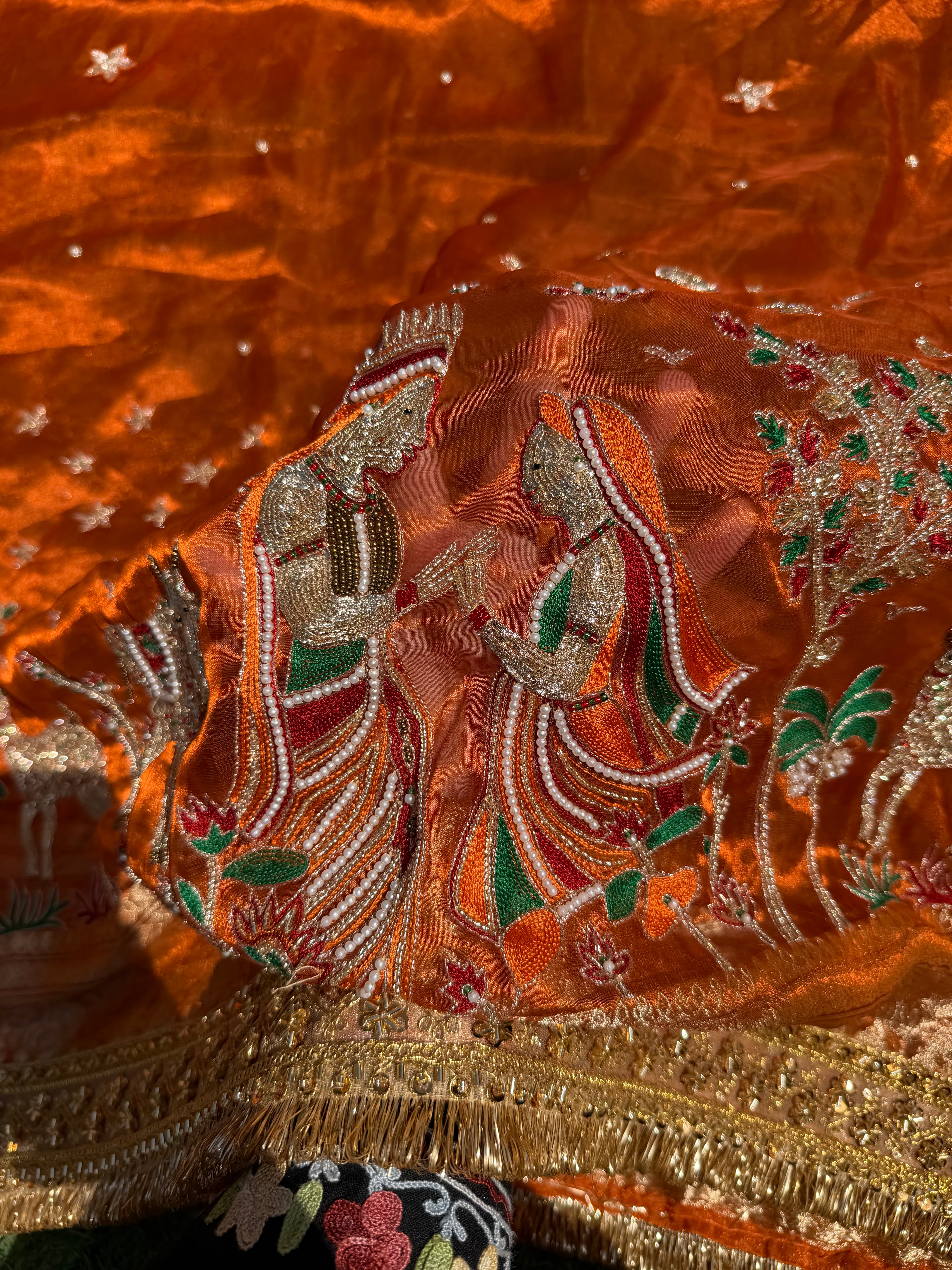 Radhe Krishan Pure Tissue Silk Saree