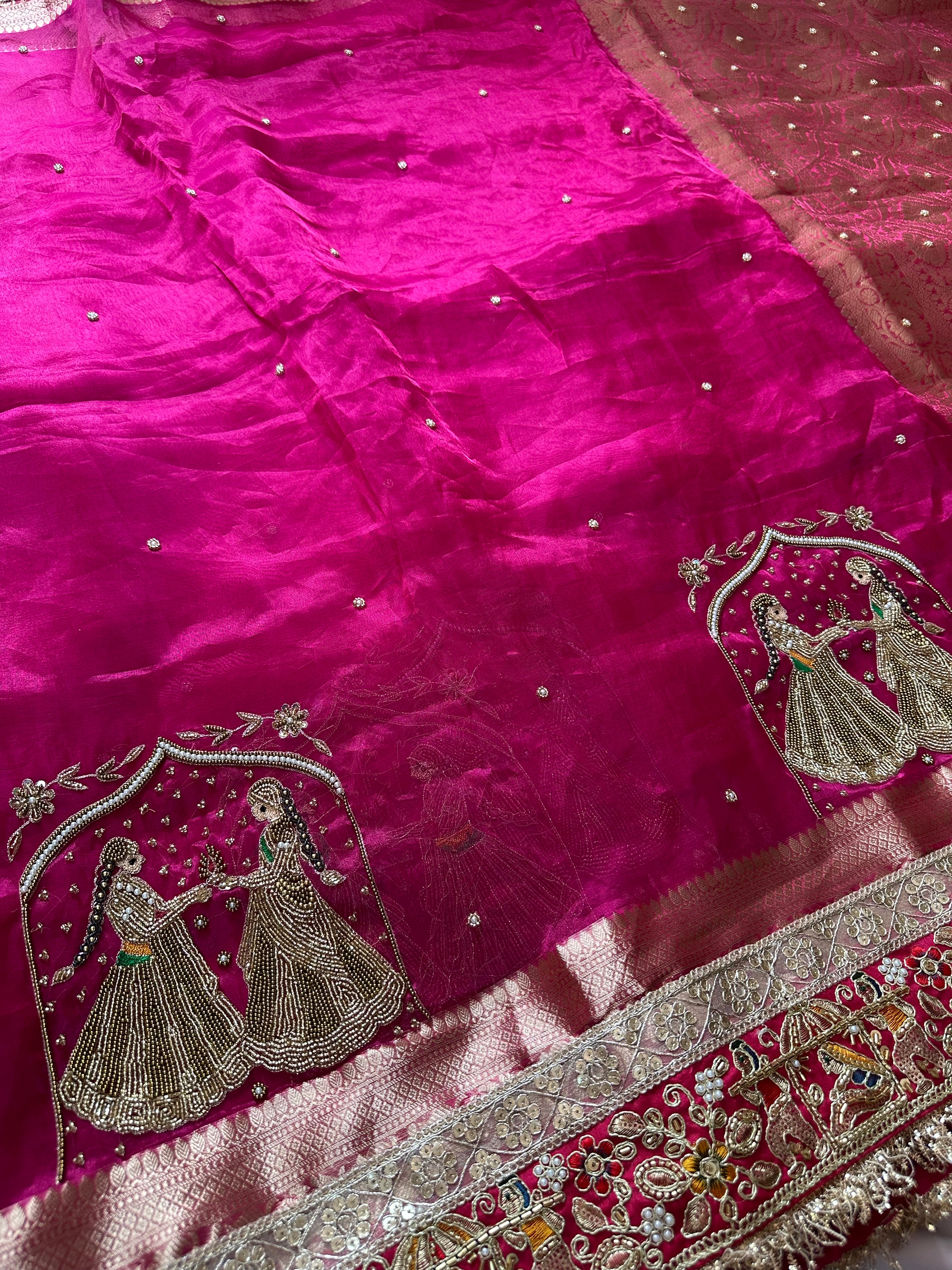 Behena - Pure Tissue Silk Saree