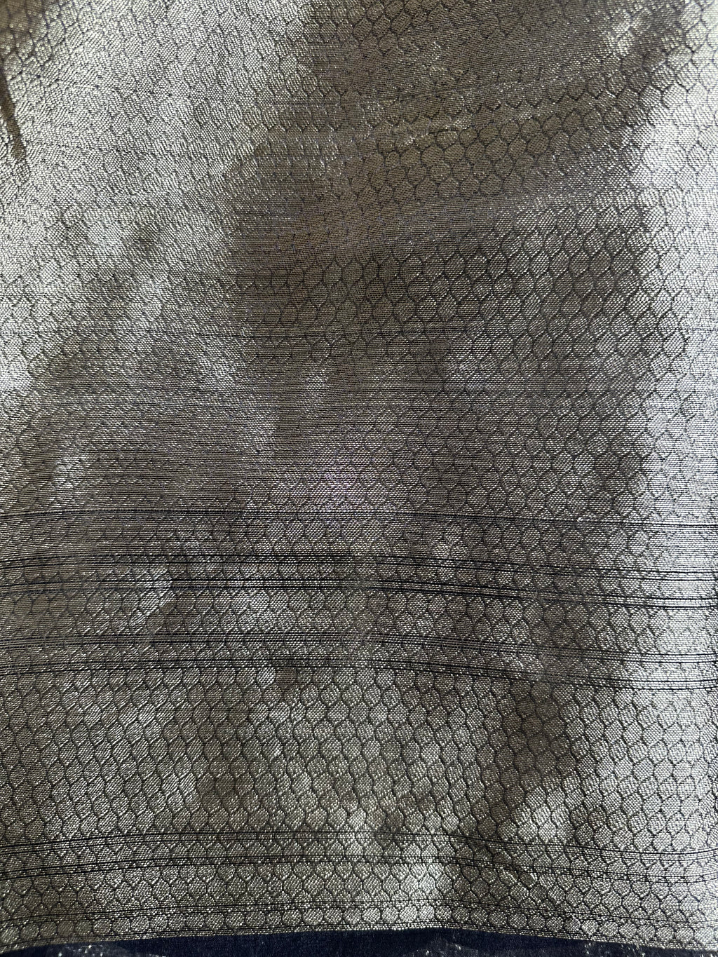 Pure Tissue Silk Saree With Hand Embroidery