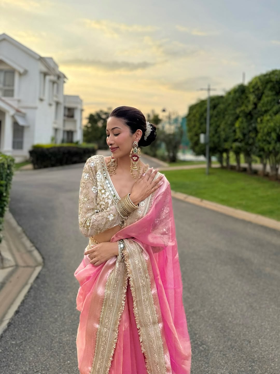 Isha Borah - Pure Tissue Silk Saree