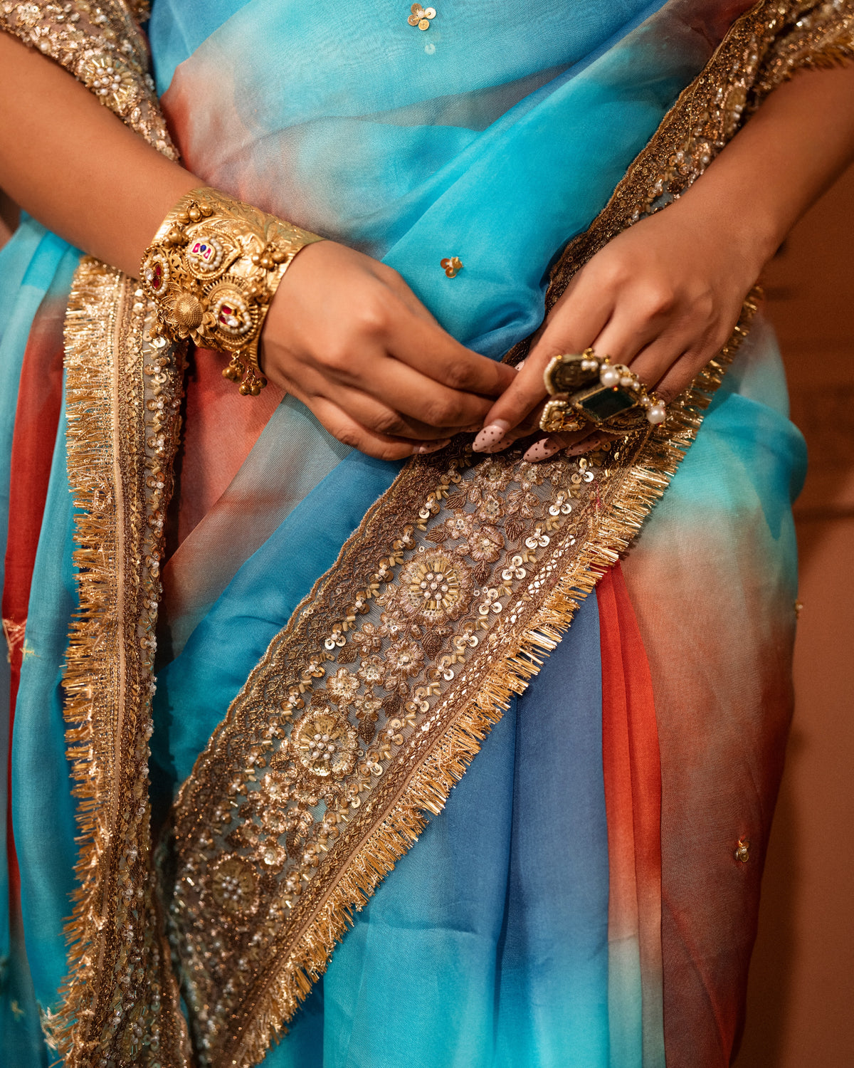 Zareen - Sitara Aangi Saree Set