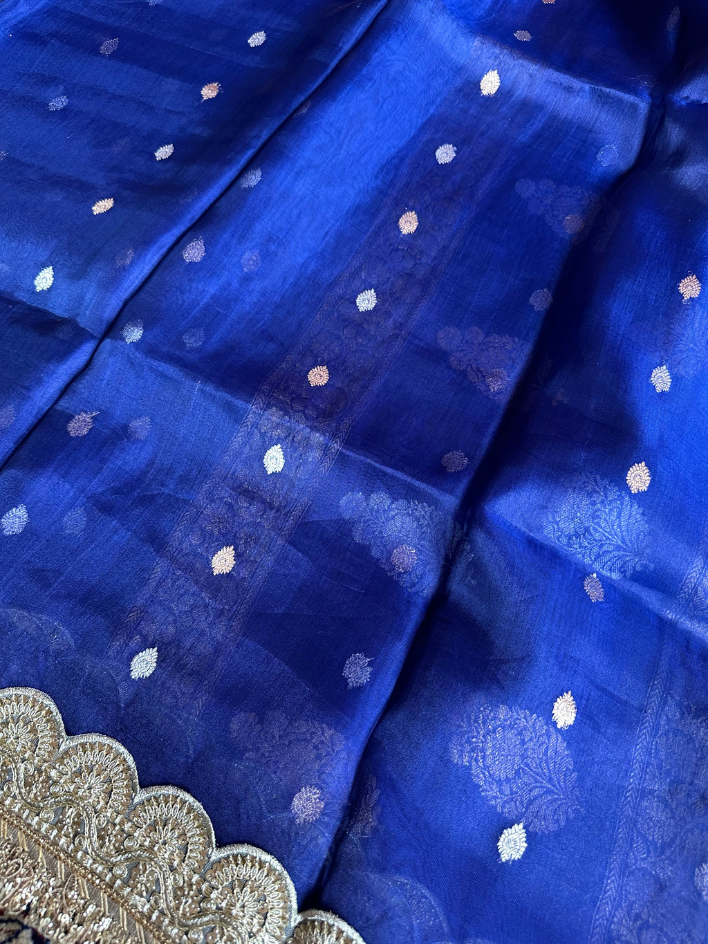 Pure Tissue Silk Saree With Kaduwa Booti