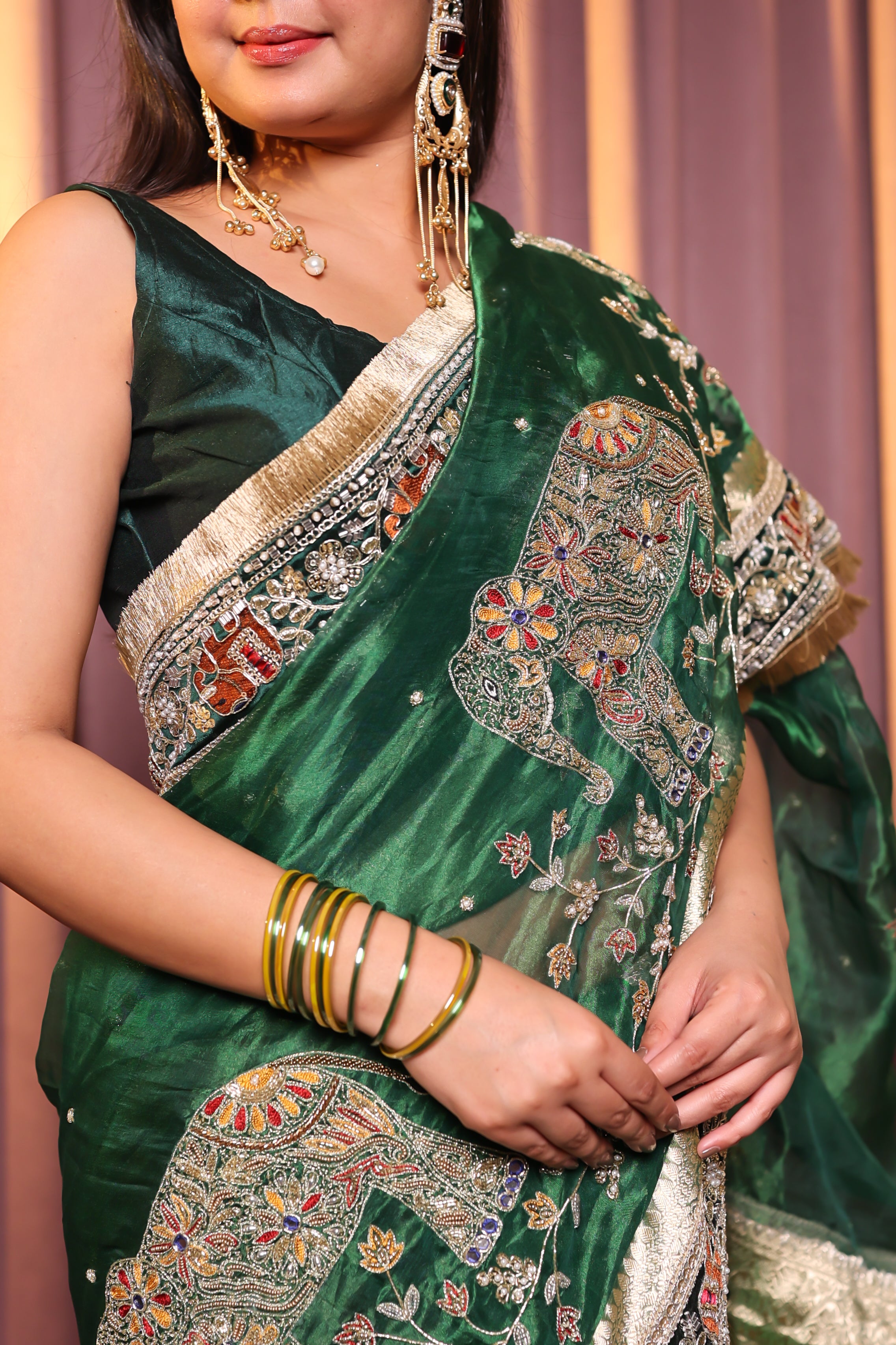 Special Teej Waali Saree