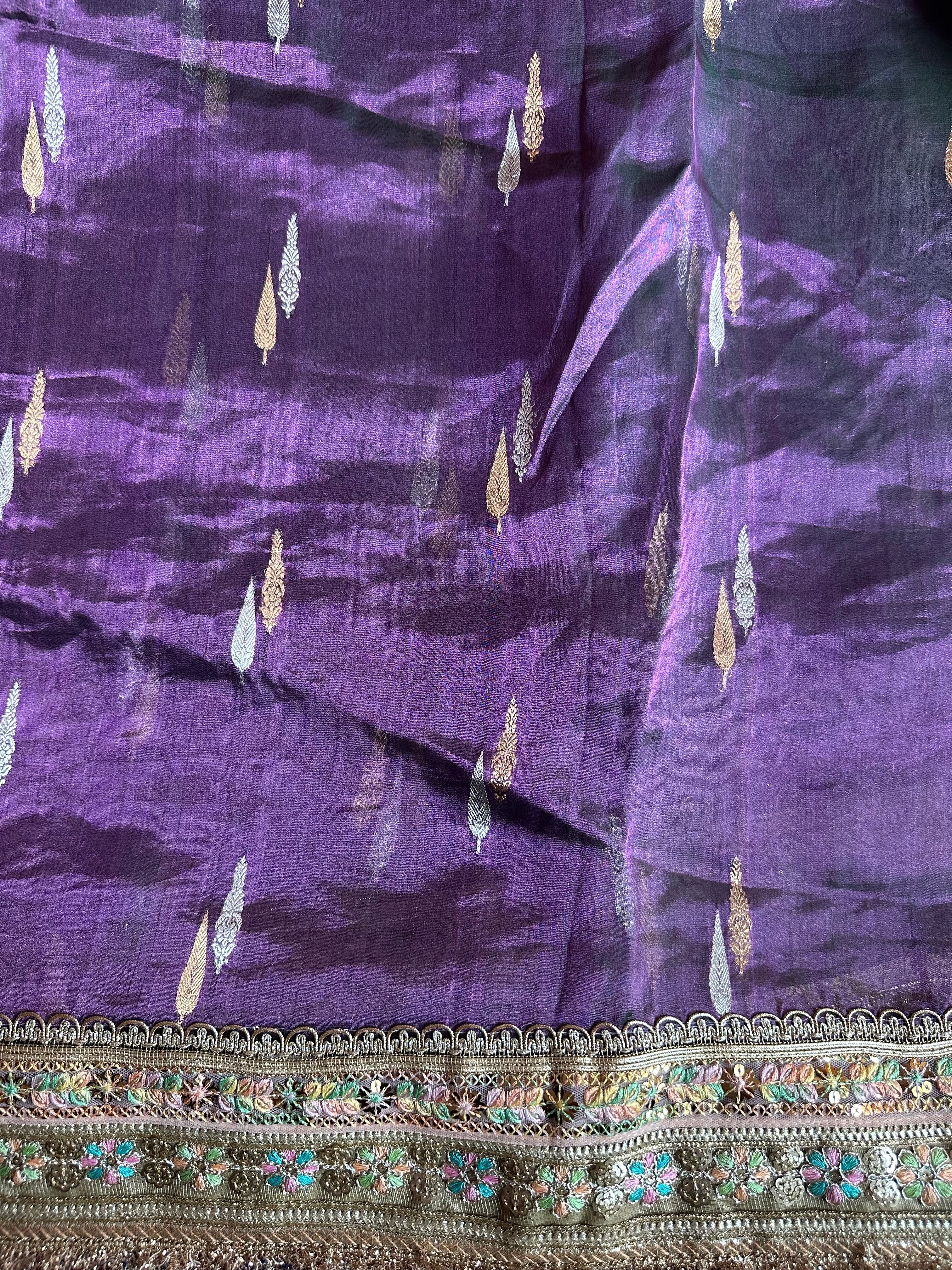 Pure Tissue Silk Saree With Kaduwa Booti