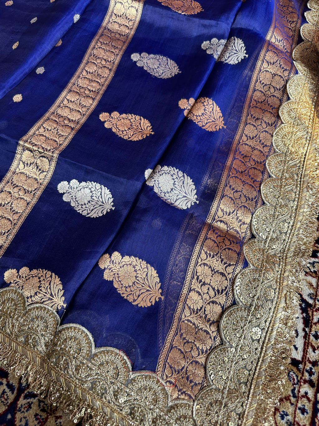 Pure Tissue Silk Saree With Kaduwa Booti
