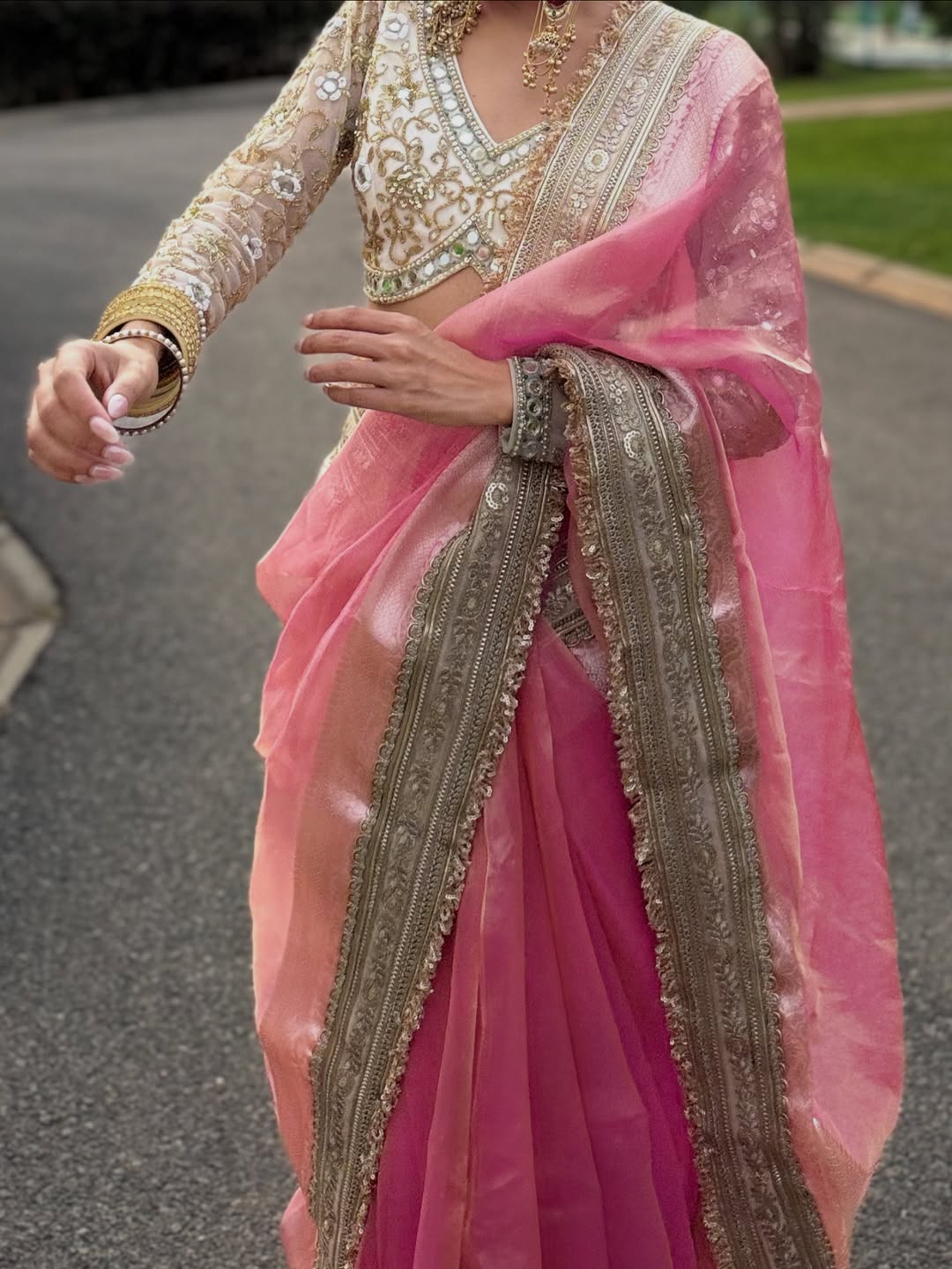 Isha Borah - Pure Tissue Silk Saree