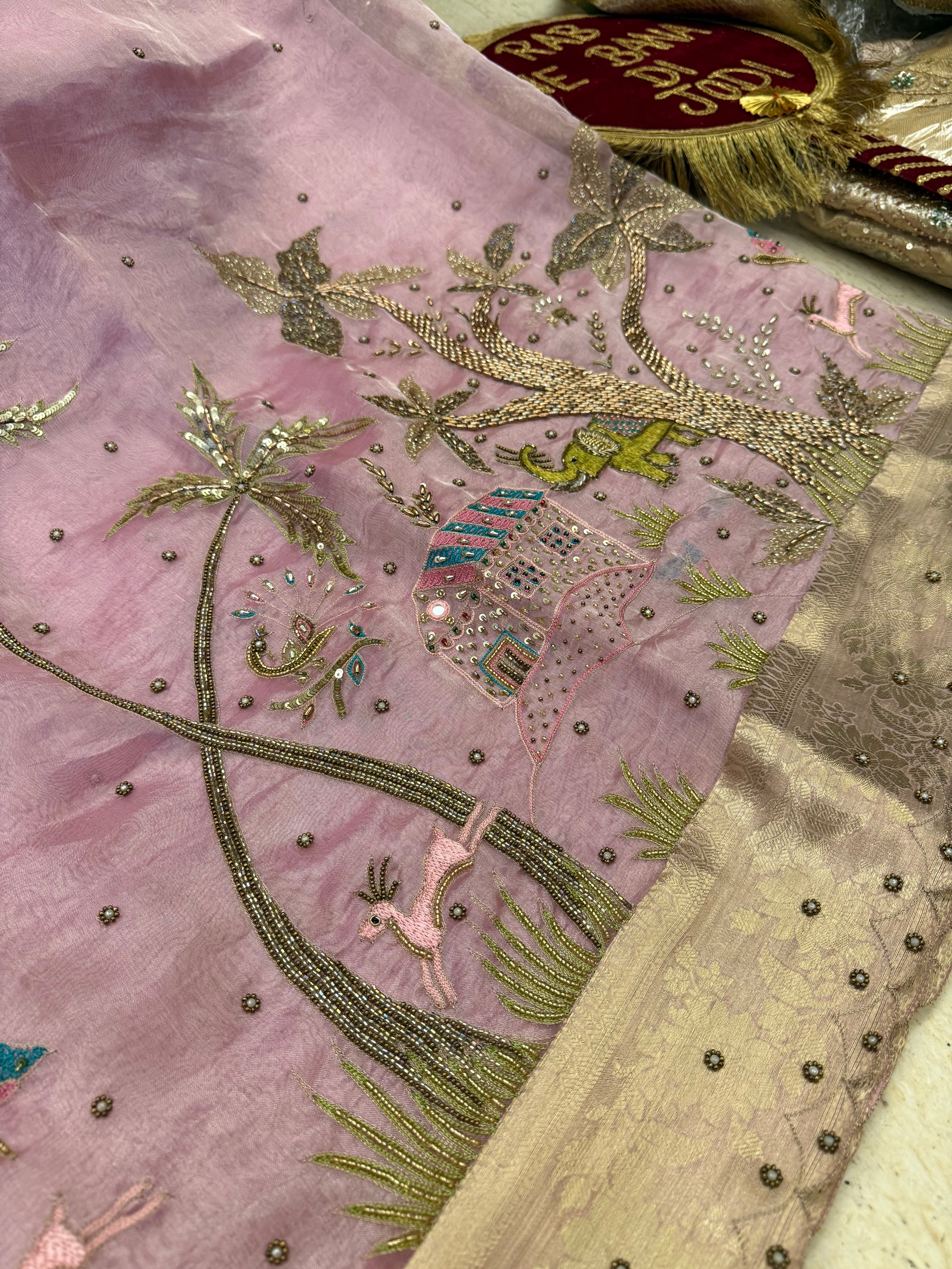 Handwoven Pure Tissue Silk Saree