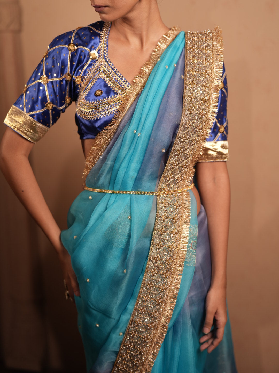 Laila- Sitara Aangi Saree Set