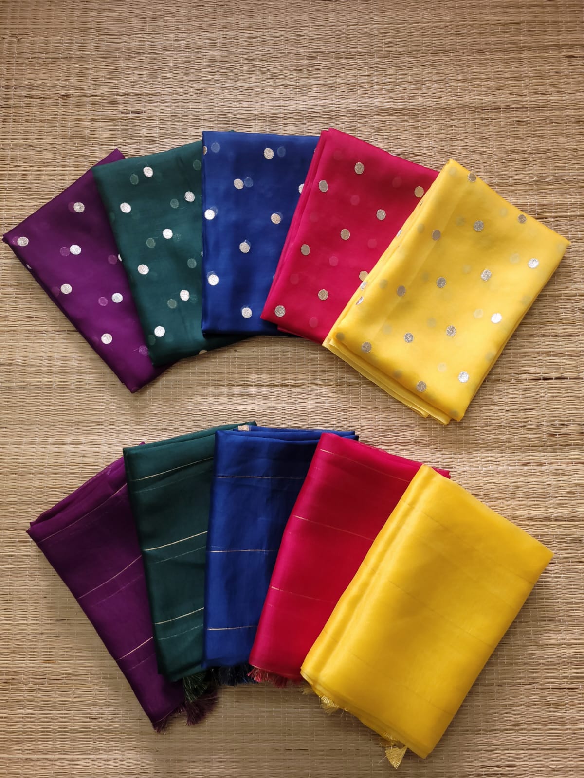 EXCLUSIVE BANARASI PURE ORGANZA SILK SUIT SET