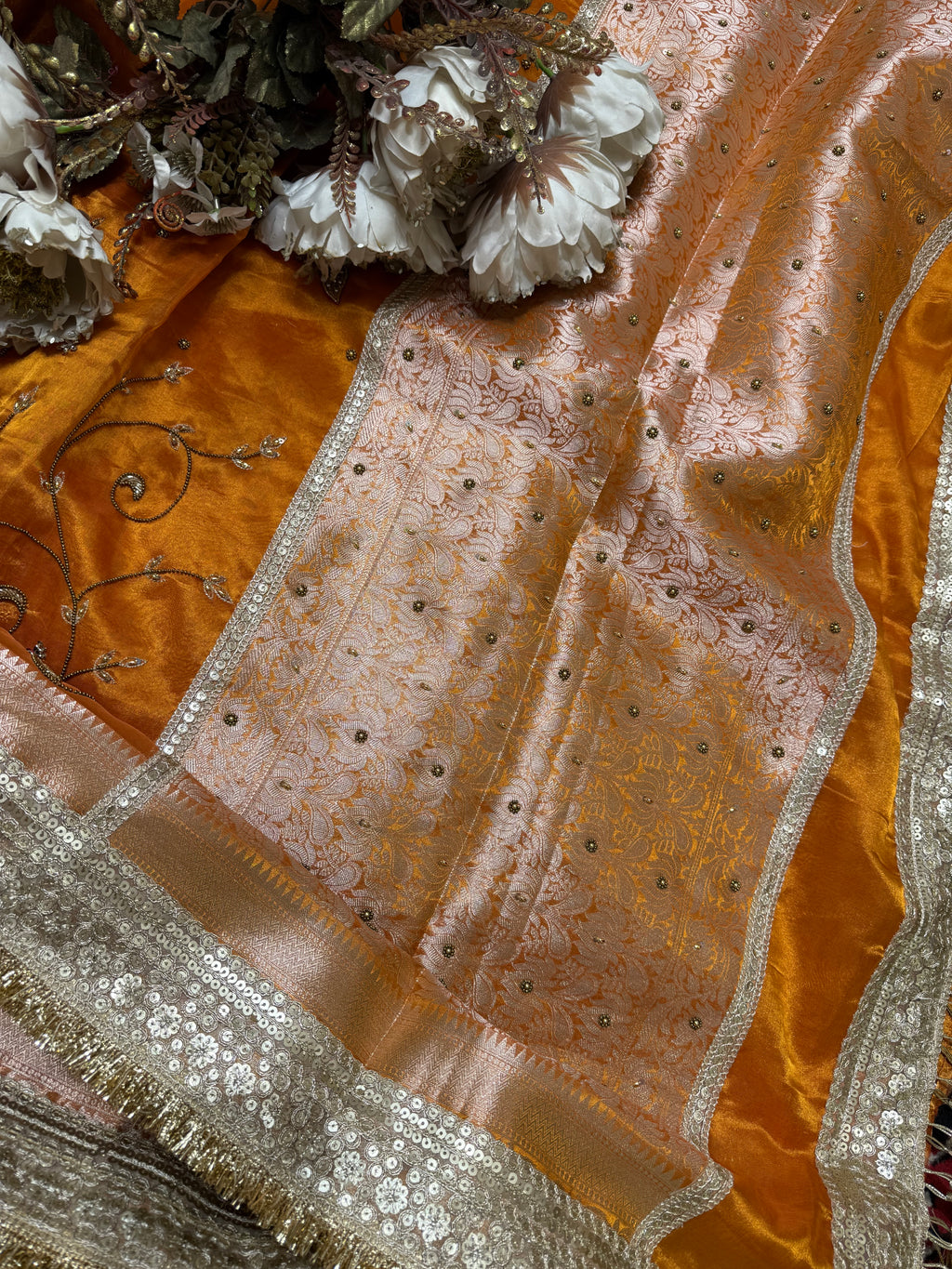 Sagan Waali Saree - Pure Tissue Silk Saree