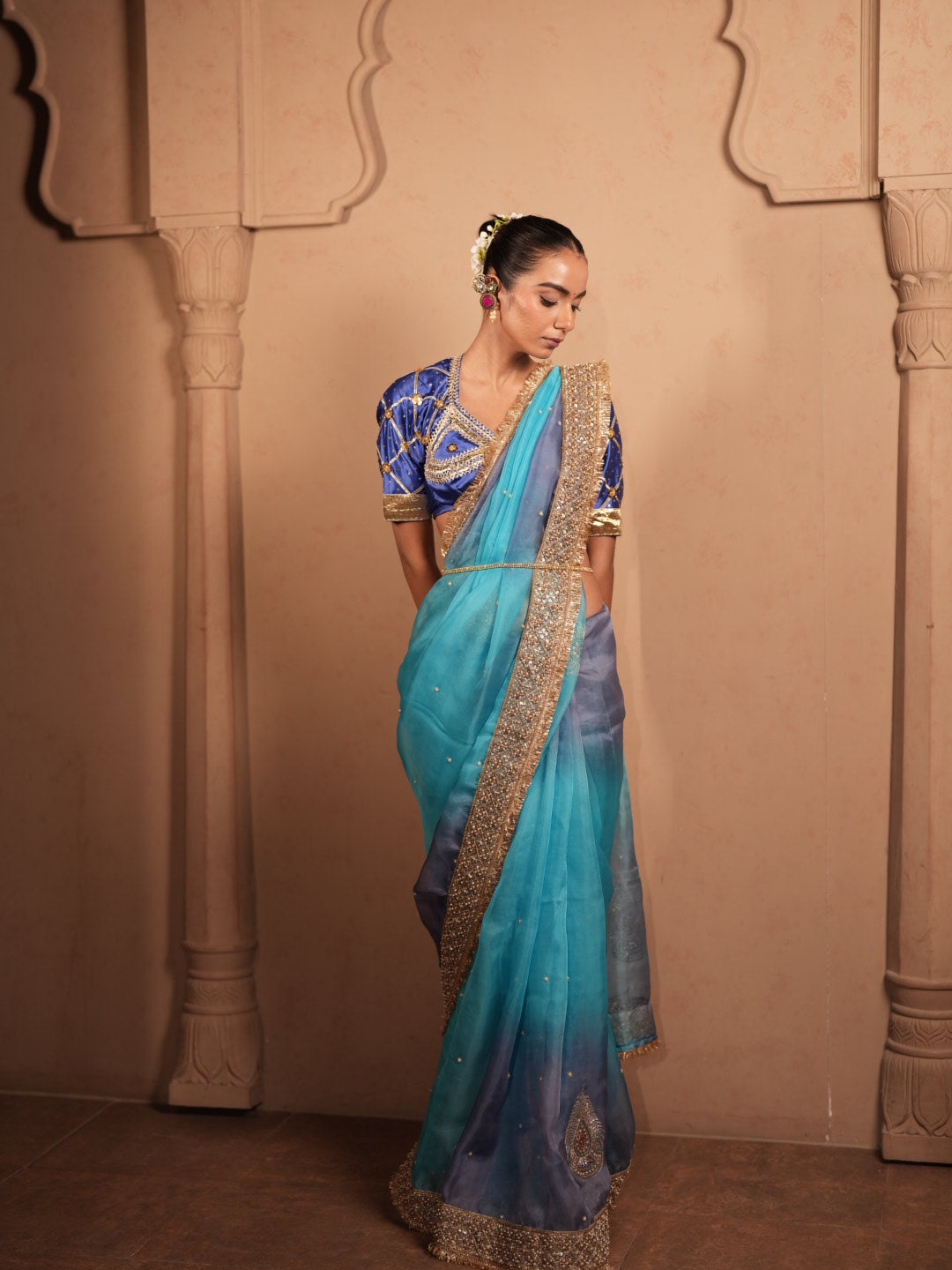 Laila- Sitara Aangi Saree Set
