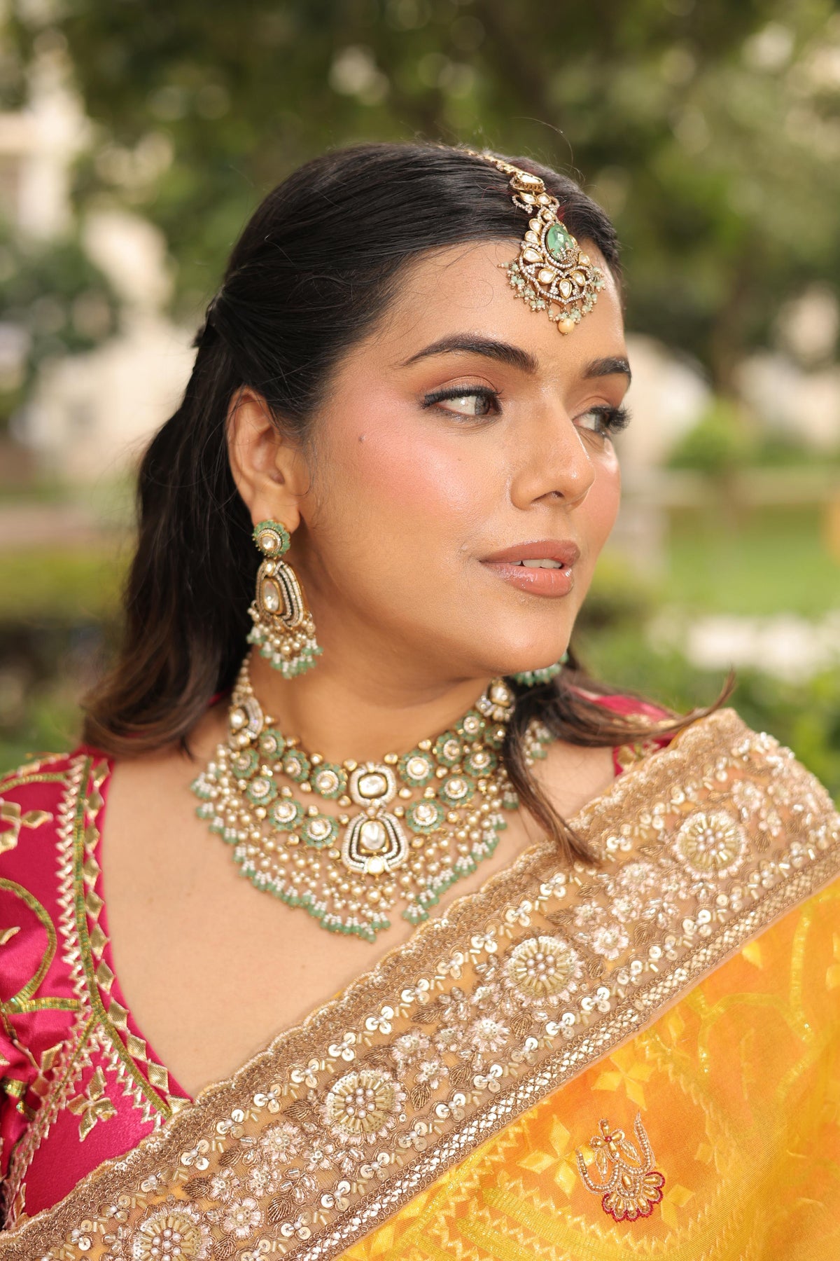 Madhubala - Sitara Aangi Saree Set