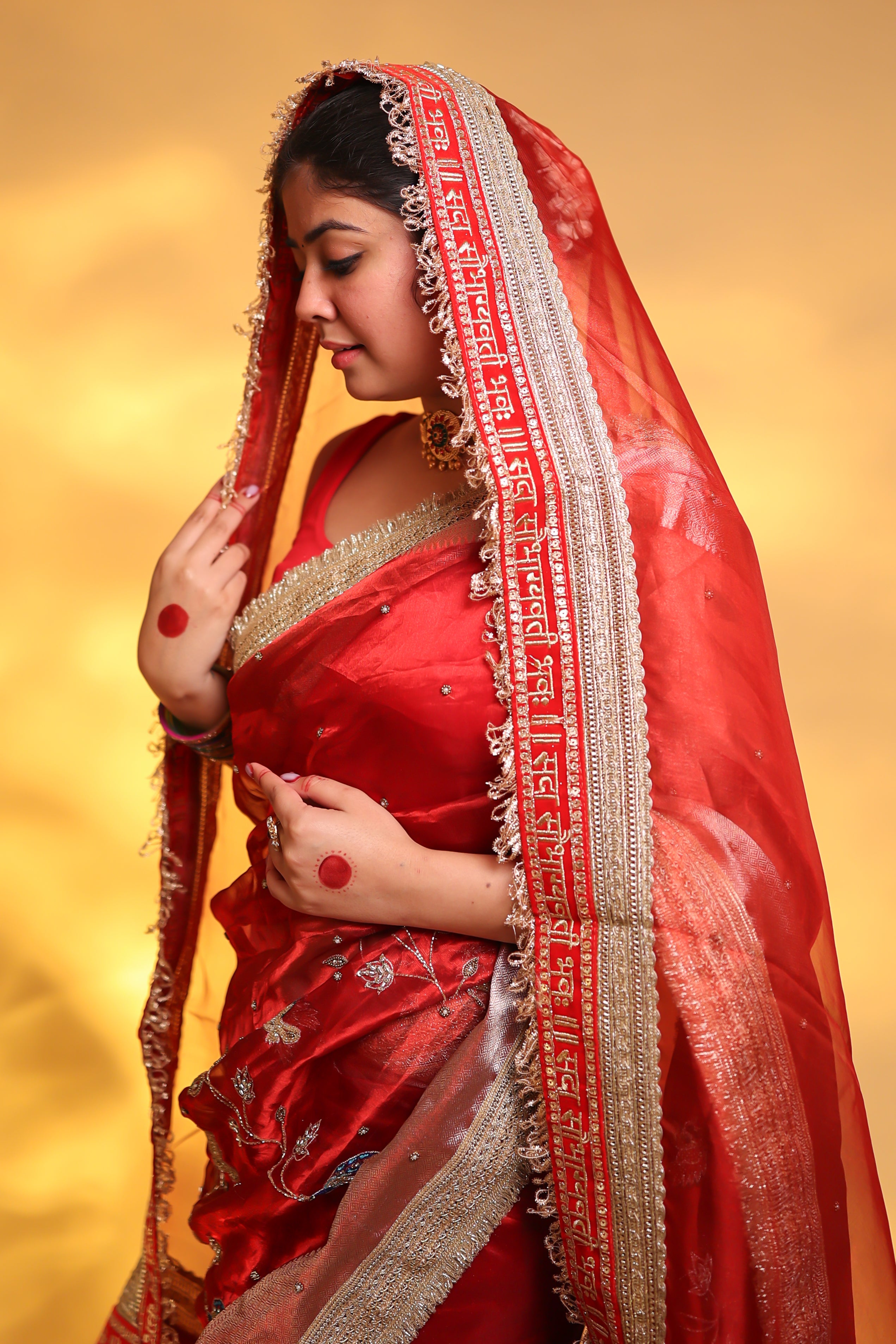 HUMSAFAR - Pure Tissue Silk Saree With Hand Embroidery