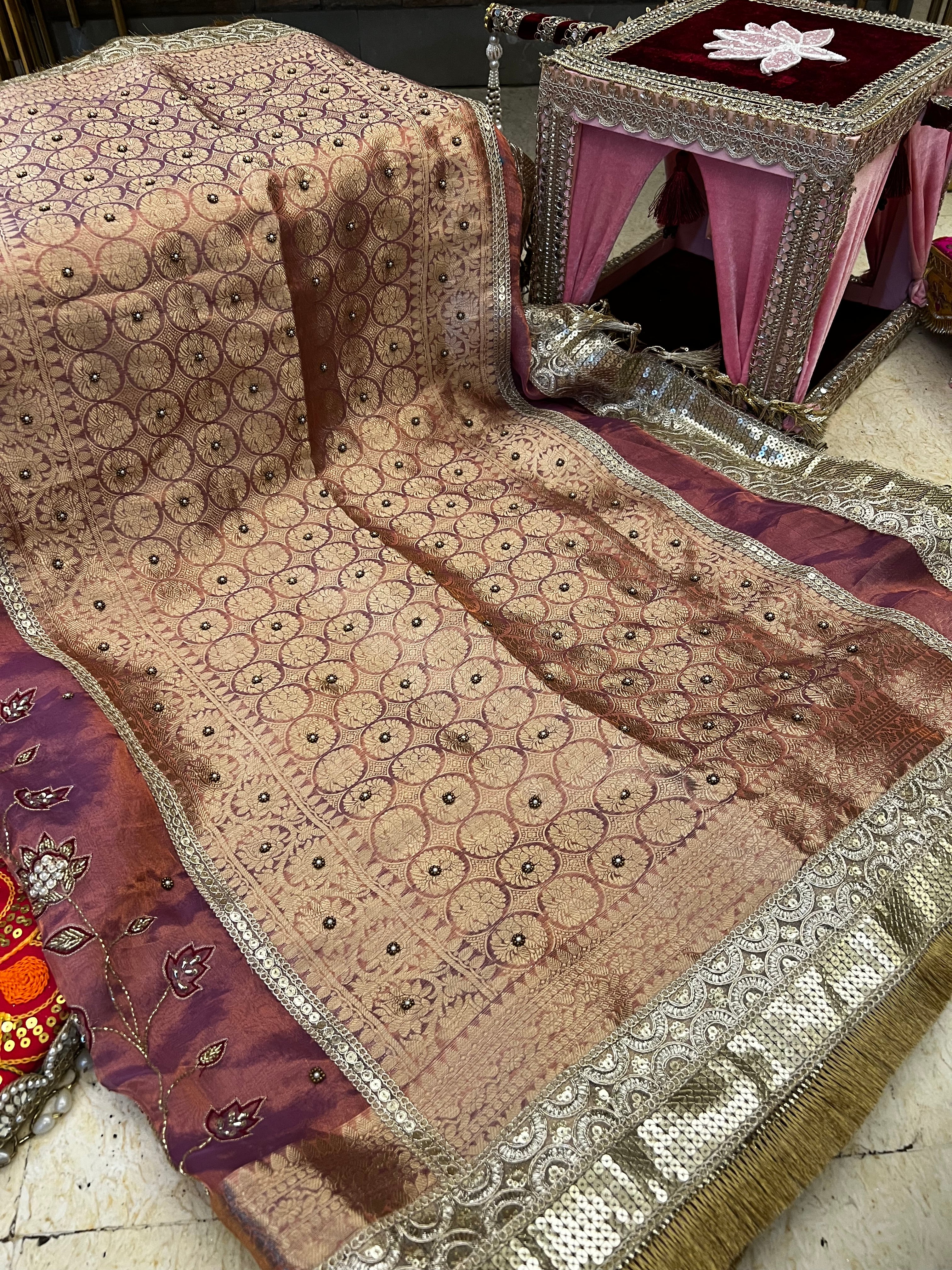 Onion Pink Saree