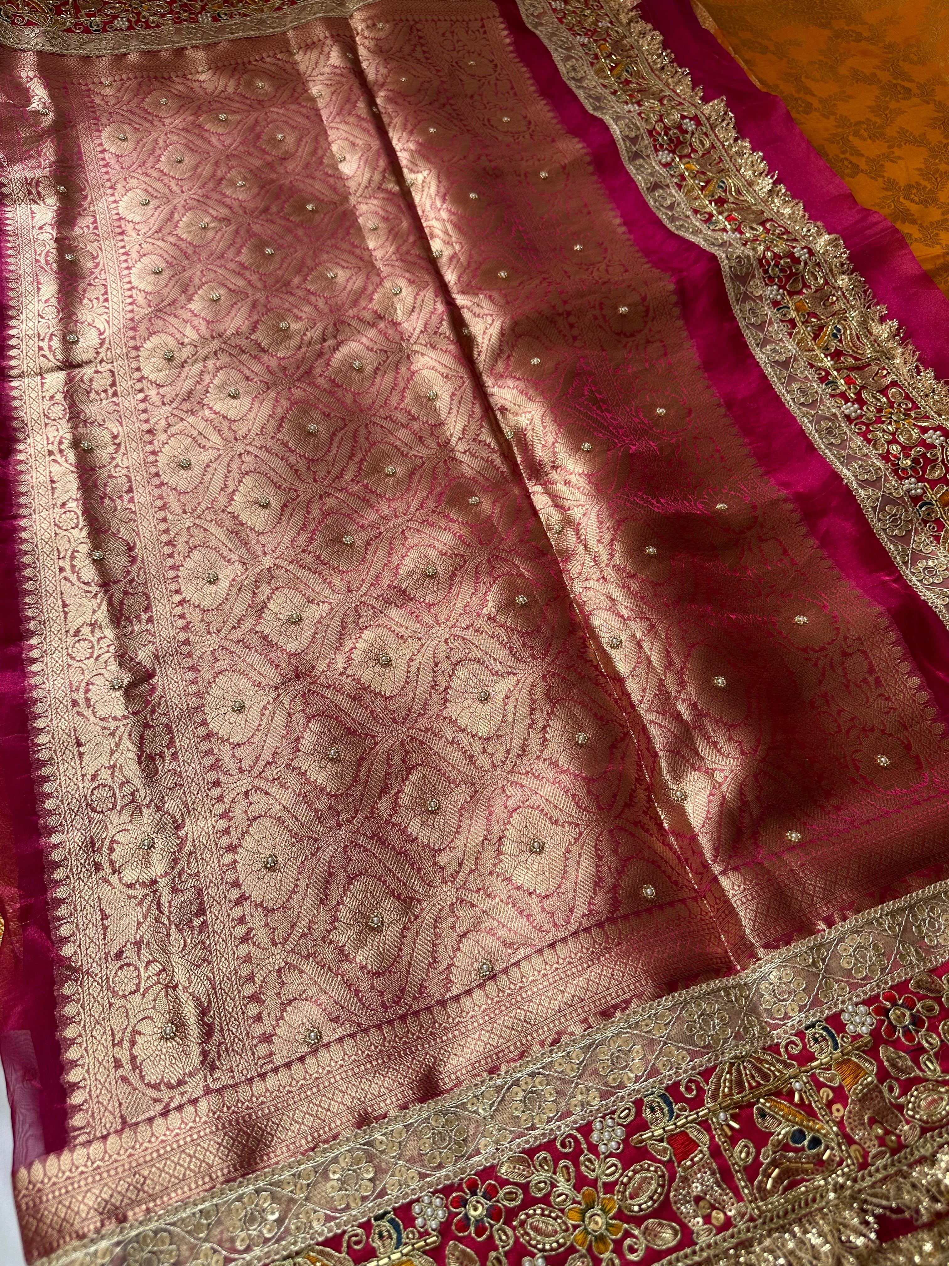 Behena - Pure Tissue Silk Saree