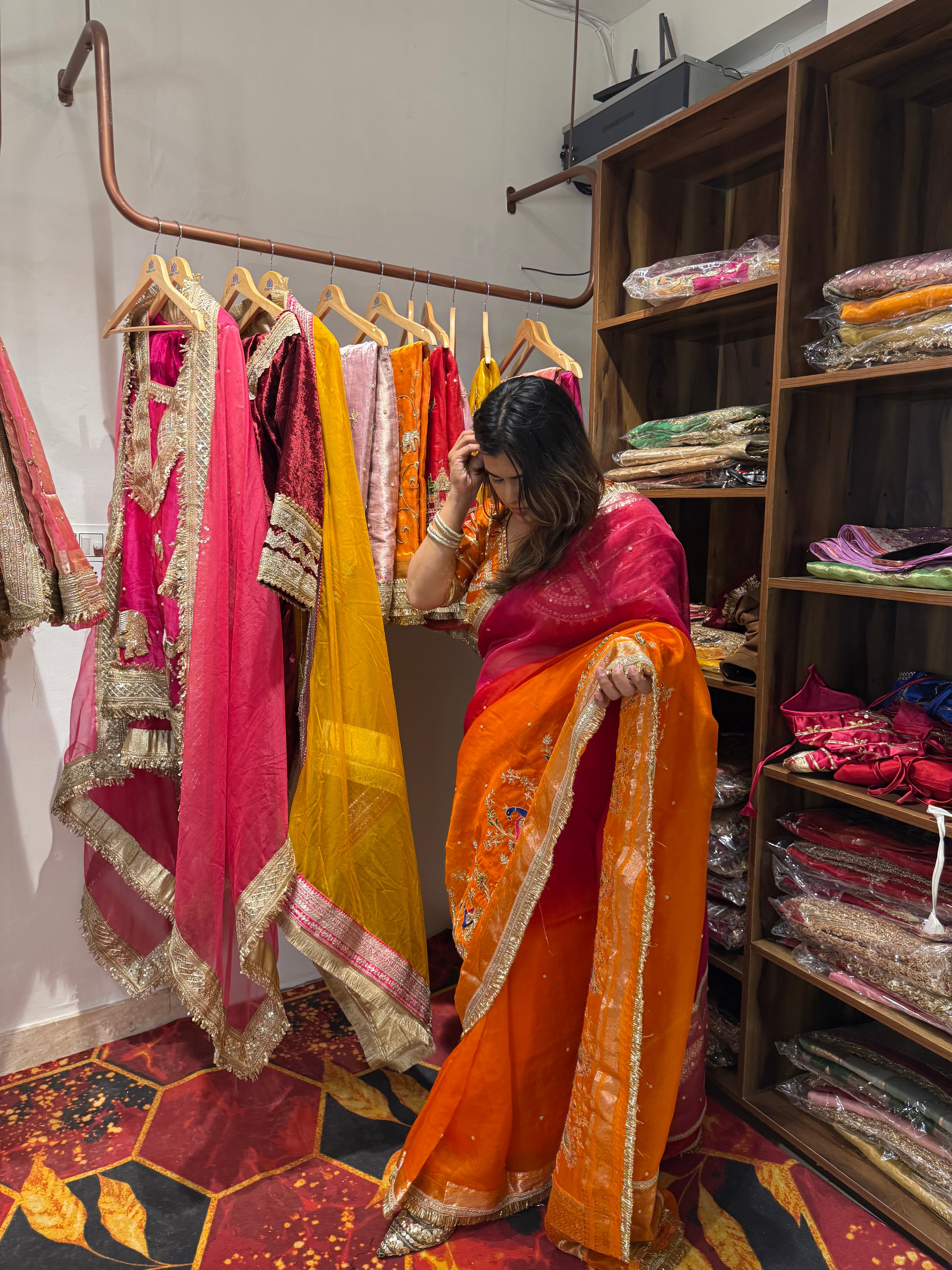 Bestseller - Pure Organza Silk Saree Without Aangi Blouse