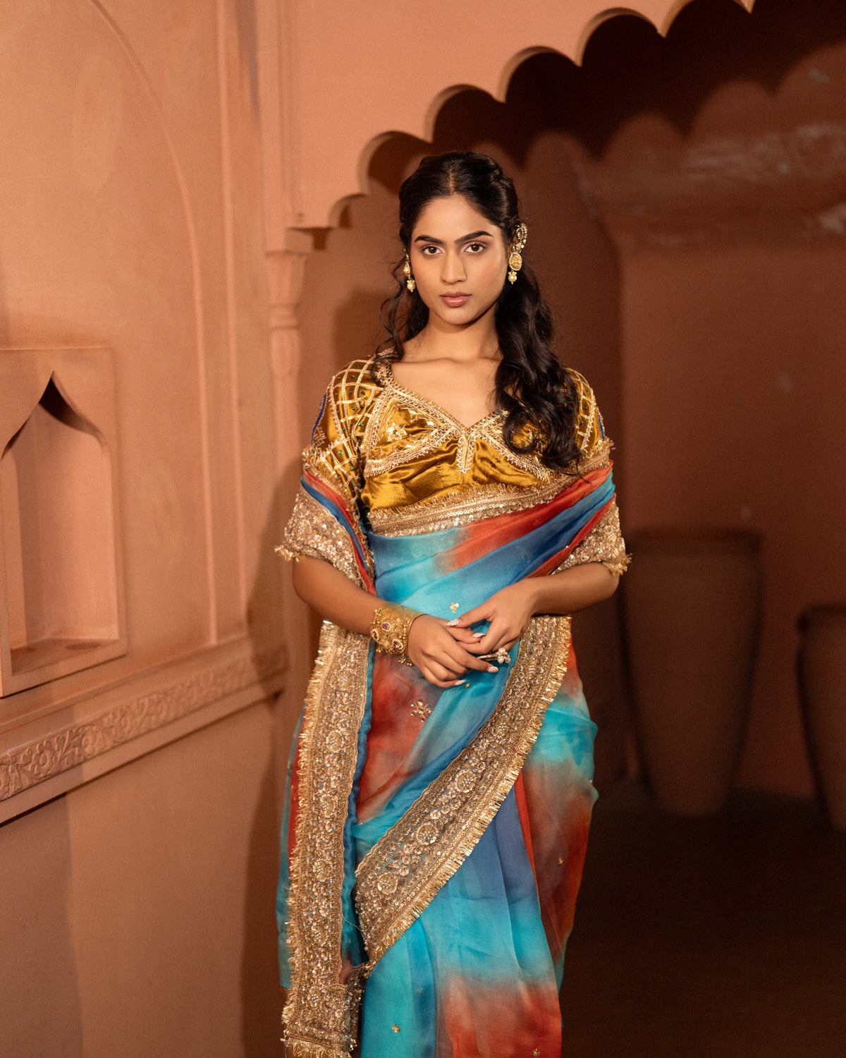 Zareen - Sitara Aangi Saree Set